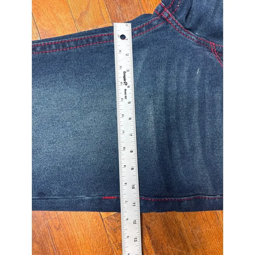 True Religion Geno Big T Flap Slim Jeans Mens 32 Dark Woodland Wash NWT